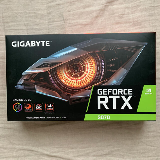 GIGABYTE NVIDIA GeForce RTX3070ビデオカード