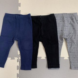 ユニクロ(UNIQLO)の80cm スパッツ 3枚セット(パンツ)