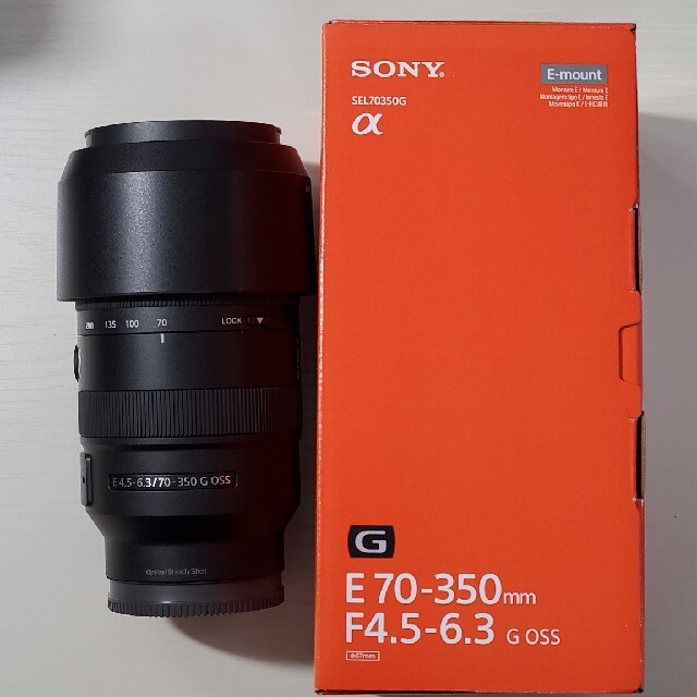 sony 望遠　gレンズ　sel70350g 美品　フィルタ付き