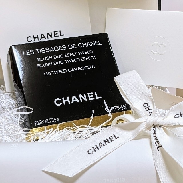 CHANEL(シャネル)のCHANELレティサージュ130ツイード エヴァネサント💓ギフトBOX付き コスメ/美容のベースメイク/化粧品(チーク)の商品写真