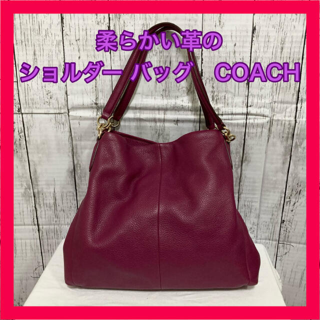 コーチ COACH バッグ ショルダーバッグ F35723 ぺプルドレザーバッグ