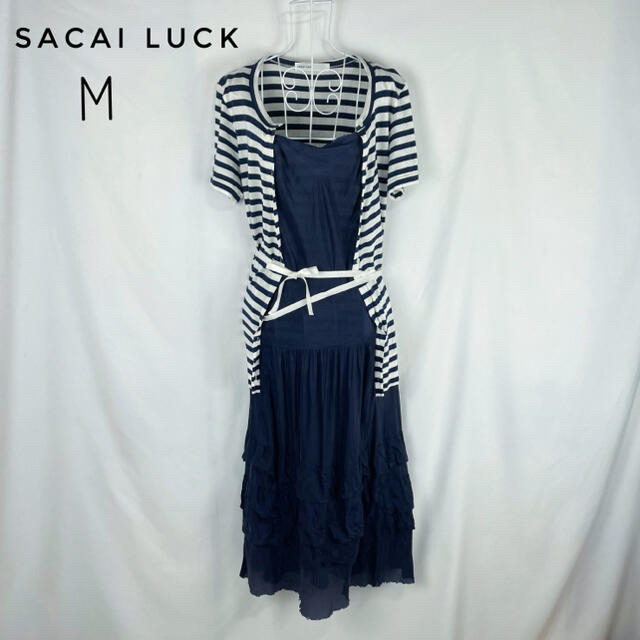 【未使用レア品】sacai luck レースドッキング ワンピース