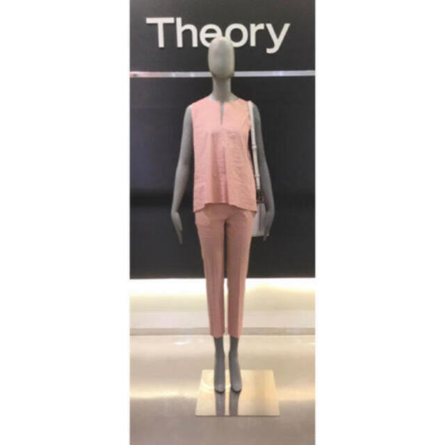 Theory 18ss リネンセットアップ約24cm裾幅