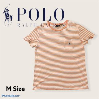 ポロラルフローレン(POLO RALPH LAUREN)のラルフローレン Ralph Lauren Tシャツ オレンジ ボーダー(Tシャツ/カットソー(半袖/袖なし))