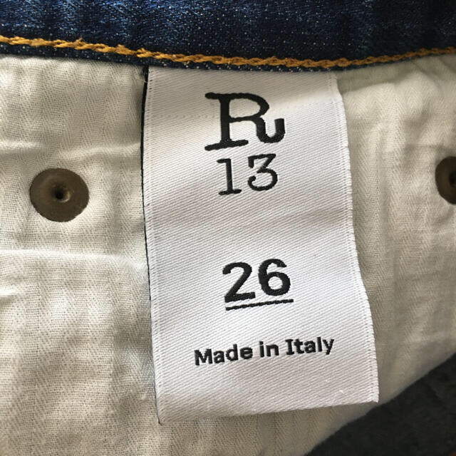 R13(アールサーティーン)のアールサーティーン R13 デニムショートパンツ レディースのパンツ(ショートパンツ)の商品写真