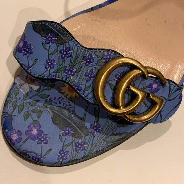 Gucci(グッチ)のGUCCI  ロゴ  サンダル  1度のみ使用　美品 レディースの靴/シューズ(サンダル)の商品写真