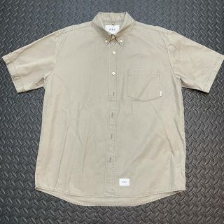 Lサイズ18SS WTAPS BD SS02コットンボタンダウン半袖シャツ