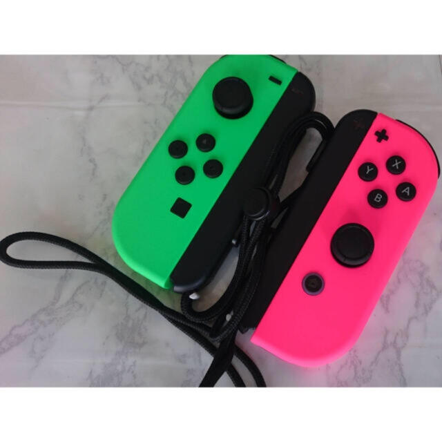 Nintendo SWITCH ジョイコン Joy-Con ネオングリーンピンク