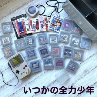 「【昭和レトロ】任天堂 初代 ゲームボーイ+カセット22本+