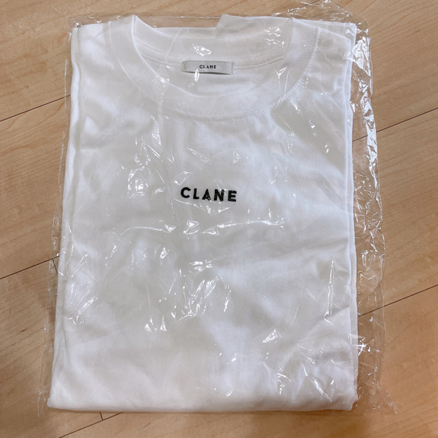 STUDIOUS(ステュディオス)のclane♡ロンT ホワイト白 レディースのトップス(Tシャツ(長袖/七分))の商品写真