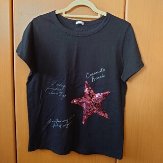 ジーユー(GU)の★未着用★　キッズ　黒Tシャツ　150(Tシャツ/カットソー)