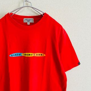 カンサイヤマモト(Kansai Yamamoto)の一点物　KANSAI YAMAMOTO HOMME ロゴ　プリント　Tシャツ(Tシャツ/カットソー(半袖/袖なし))