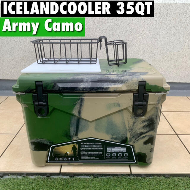 カモフラ アイスランドクーラーボックス 35QT ICELAND cooler カモフラ アイスランドクーラーボックス 35QT ICELAND cooler