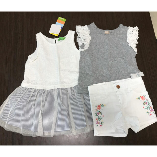 petit main(プティマイン)のプティマイン  babygap ターカー■ ショートパンツ　ワンピース　Tシャツ キッズ/ベビー/マタニティのキッズ服女の子用(90cm~)(ワンピース)の商品写真