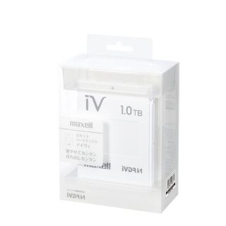 マクセル(maxell)のマクセル maxell iVDR-S カラーカセット アイヴィ ホワイト 1TB(その他)