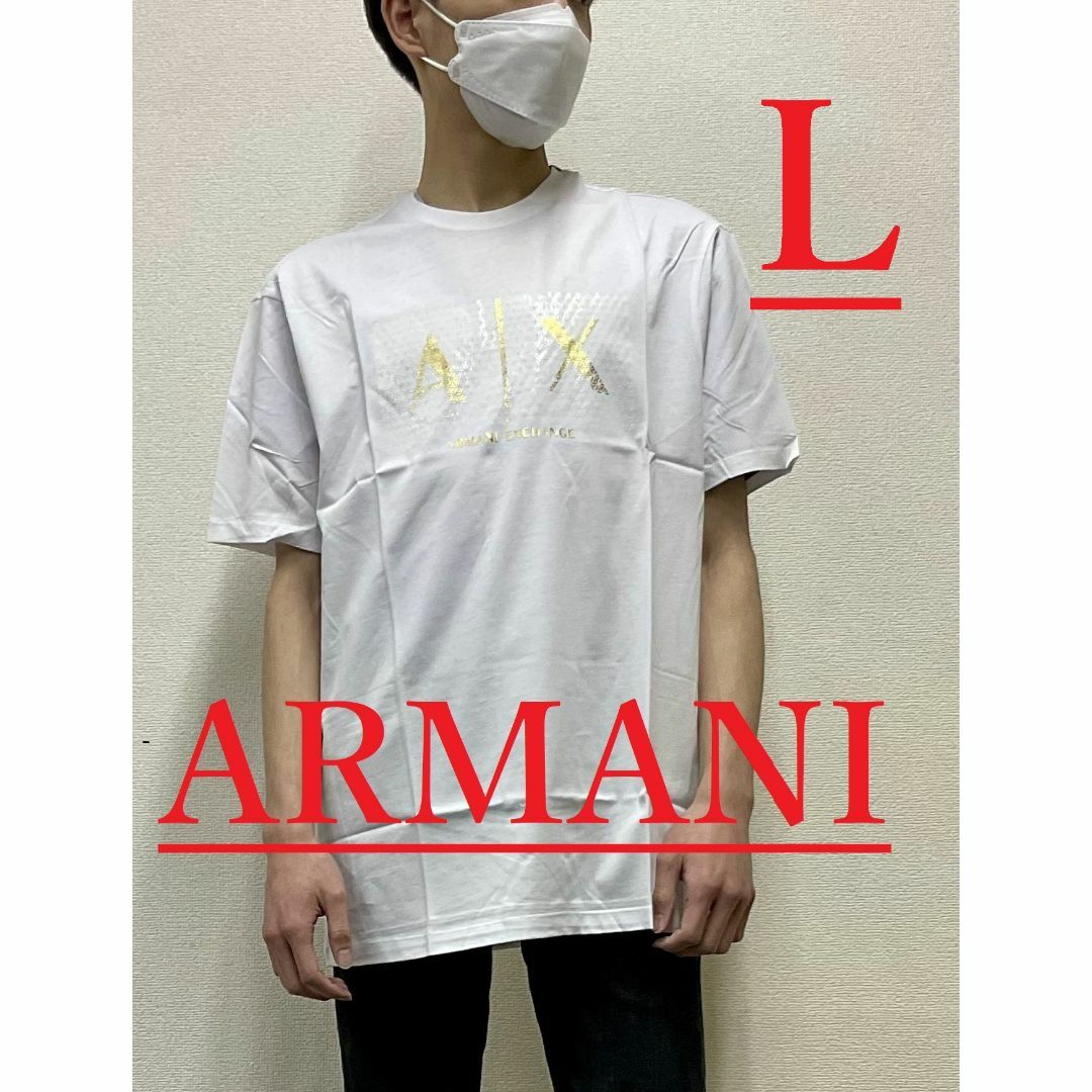 ARMANI EXCHANGE(アルマーニエクスチェンジ)のAX　Tシャツ 09A　Lサイズ　ロゴ　新品　アルマーニ　3KZTEA メンズのトップス(Tシャツ/カットソー(半袖/袖なし))の商品写真