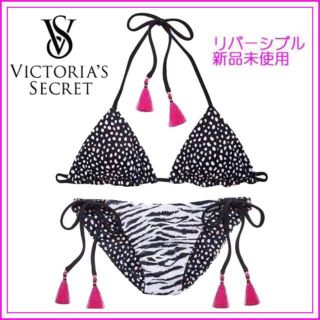 ヴィクトリアズシークレット(Victoria's Secret)の新品未使用☆ピクシー☆リバーシブルタッセルビキニ(水着)