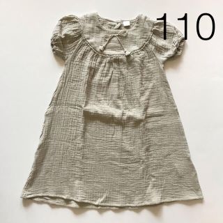 フタフタ(futafuta)の新品 未使用｜tete a tete ガーゼパフスリーブワンピース 110(ワンピース)