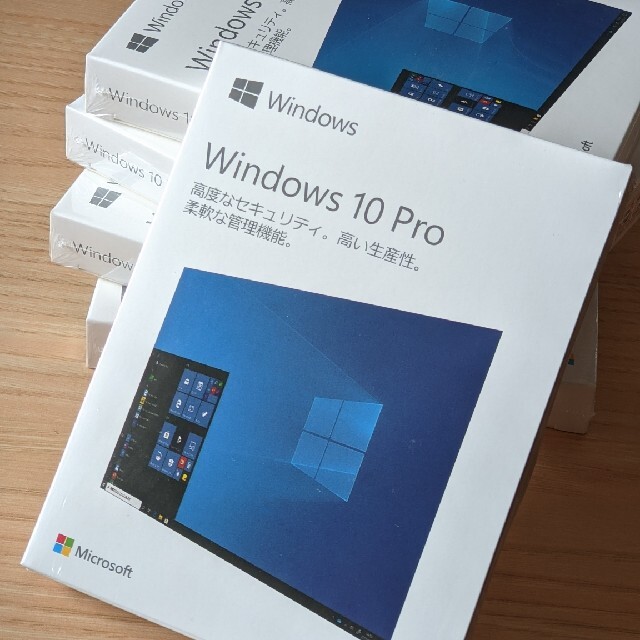 3コセット【新品未開封】Windows10 Pro パッケージ版 正規品 卸し売り