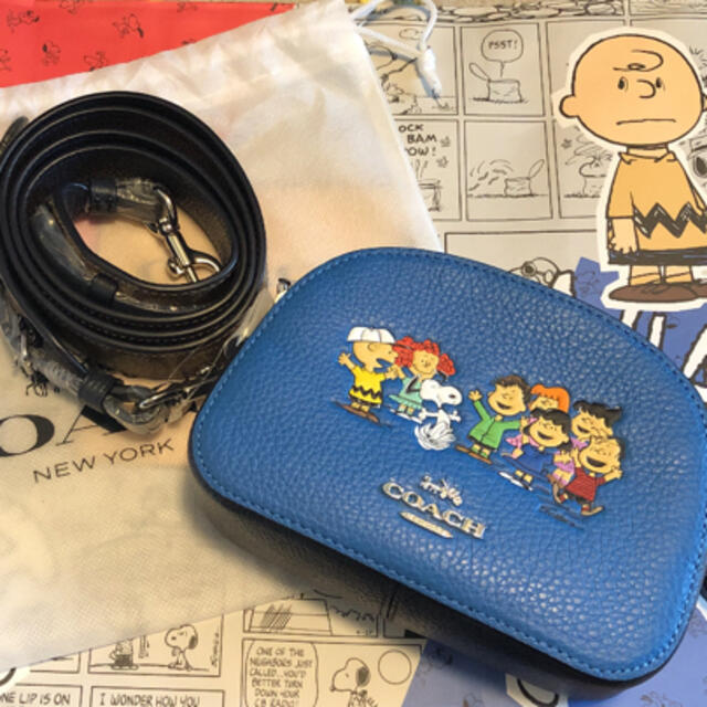 coach PEANUTS スヌーピー 全員集合ミニショルダーバッグ新品