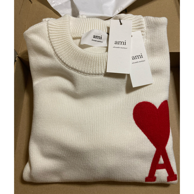 ACNE - 新品 AMI Paris Ami de Coeur プルオーバー Lサイズの ACNE - 新品 AMI Paris Ami de Coeur プルオーバー Lサイズの