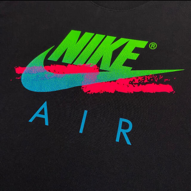 NIKE(ナイキ)のNIKE ナイキ AIR ロゴ Tシャツ マルチカラー Swoosh ブラック  メンズのトップス(Tシャツ/カットソー(半袖/袖なし))の商品写真