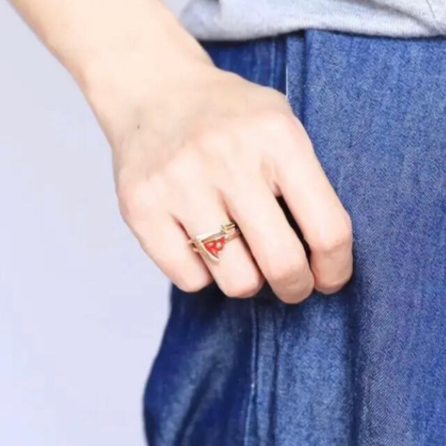 DIESEL(ディーゼル)の◇新品◆ DIESEL ディーゼル 真鍮製 2連リング 指輪 レディースのアクセサリー(リング(指輪))の商品写真