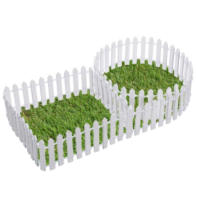 ミニチュア　フェンス　柵　ガーデン　ジオラマ　パーツ ハンドメイドの素材/材料(各種パーツ)の商品写真