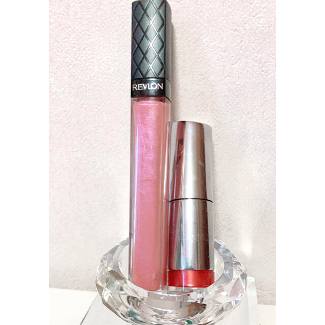 REVLON(レブロン)のREVLON レブロン　リップグロス&口紅セット コスメ/美容のベースメイク/化粧品(リップグロス)の商品写真