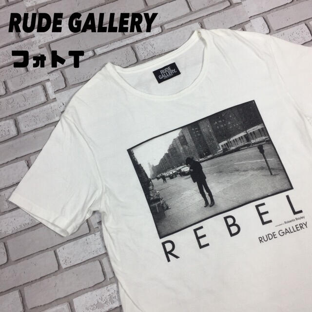 RUDE GALLERY(ルードギャラリー)の古着 RUDE GALLERY ルードギャラリー フォトT tシャツ L メンズのトップス(Tシャツ/カットソー(半袖/袖なし))の商品写真