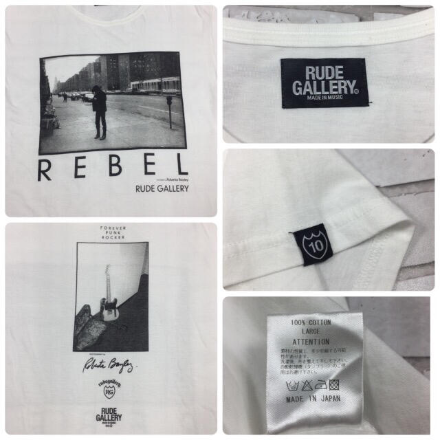 RUDE GALLERY(ルードギャラリー)の古着 RUDE GALLERY ルードギャラリー フォトT tシャツ L メンズのトップス(Tシャツ/カットソー(半袖/袖なし))の商品写真