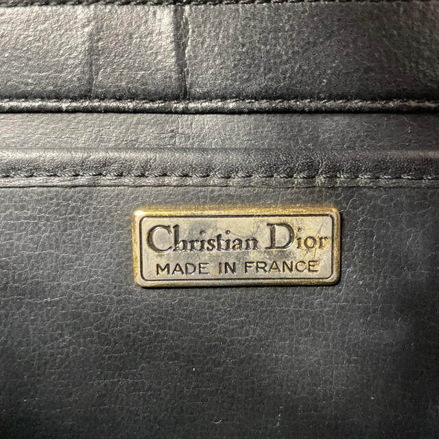 【美品】　Dior   ショルダーバッグ　2way  CDロゴ　オールレザー　黒