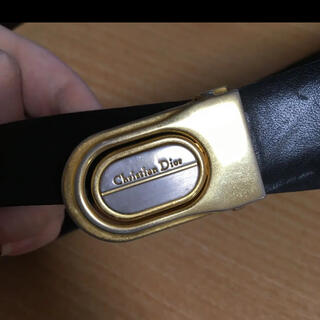 クリスチャンディオール(Christian Dior)のDior ベルト Christian Dior ブラック　クリスチャンディオール(ベルト)