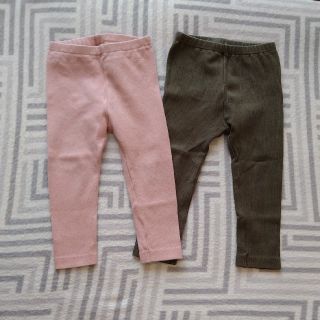 ユニクロ(UNIQLO)のユニクロ　リブレギンス 　 2本セット(パンツ/スパッツ)