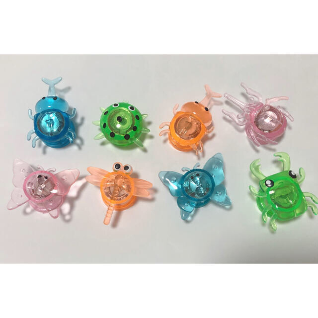 【新品☆送料無料】ピカピカ光る森の生き物　金魚すくい　お祭りごっこ　お風呂遊び キッズ/ベビー/マタニティのおもちゃ(お風呂のおもちゃ)の商品写真