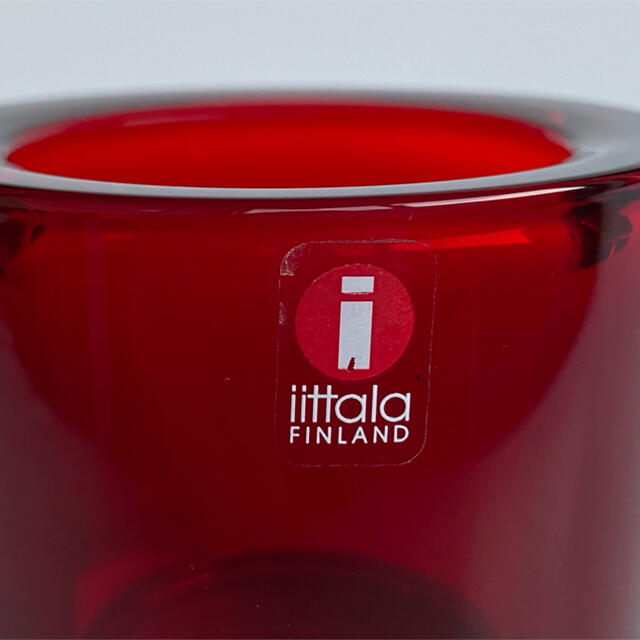 KIVI レッド 80mm 旧ロゴ キビ イッタラ マリメッコ Iittala