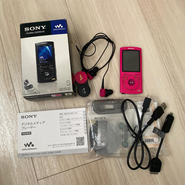 【値下げ】WALKMAN Bluetoothイヤホン付き NW-S764BT | フリマアプリ ラクマ