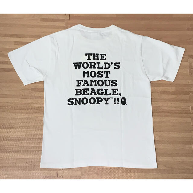 ☆激レア☆ APE × スヌーピー ロゴ Tシャツ M シャーク - Tシャツ