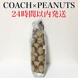 コーチ(COACH)の【新品】COACH×PEANUTS スヌーピー シグネチャー 折り畳み傘(傘)