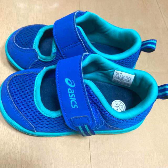 asics(アシックス)のasics アシックス スクスク サンダル スニーカー 14.5 キッズ/ベビー/マタニティのベビー靴/シューズ(~14cm)(サンダル)の商品写真