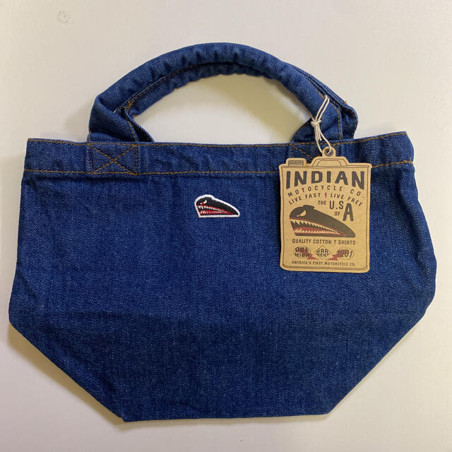 Indian(インディアン)のINDIAN  デニムトートバッグ　シャーク レディースのバッグ(トートバッグ)の商品写真