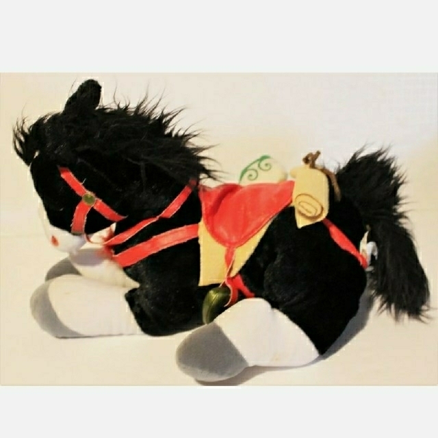 Disney(ディズニー)のディズニー【ムーラン】ぬいぐるみ　Khan Black Horse　46センチ エンタメ/ホビーのおもちゃ/ぬいぐるみ(ぬいぐるみ)の商品写真