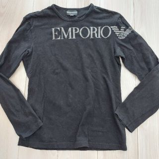 エンポリオアルマーニ(Emporio Armani)のエンポリオ・アルマーニ　黒　長袖　カットソー(Tシャツ/カットソー(七分/長袖))