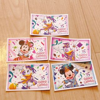 ディズニー(Disney)のディズニーパークチケット　使用済み5枚(遊園地/テーマパーク)