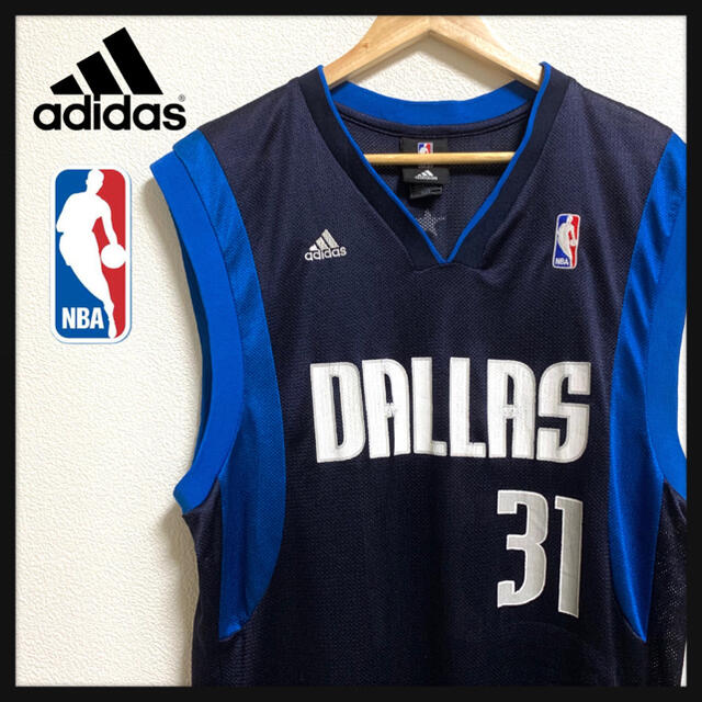 adidas(アディダス)の【激レア】NBA Adidas ユニフォーム Dallas terry バスケ スポーツ/アウトドアのスポーツ/アウトドア その他(バスケットボール)の商品写真