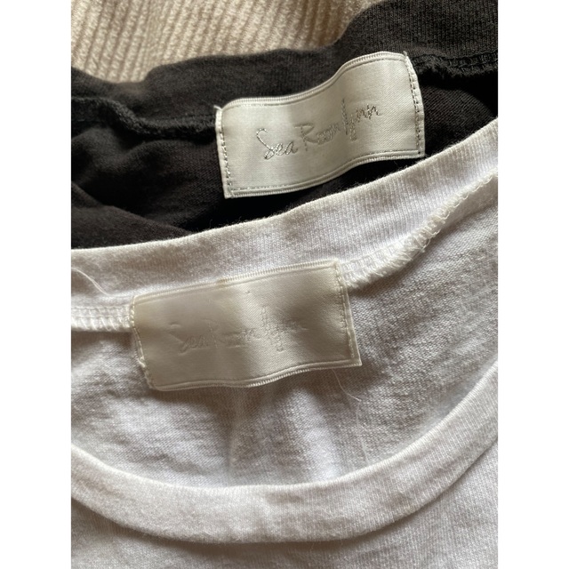 SeaRoomlynn(シールームリン)のサークルネックTシャツ　ホワイト レディースのトップス(Tシャツ(半袖/袖なし))の商品写真
