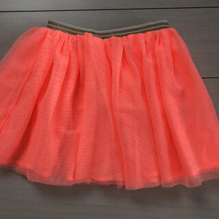 エイチアンドエム(H&M)のH&M チュールスカート　オレンジ　女の子　スカート　110〜120(スカート)