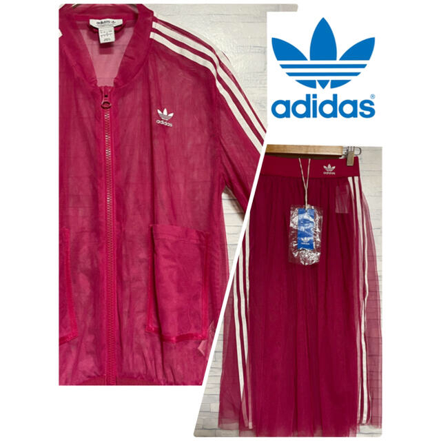 セット/コーデadidas  アディダス　オリジナルス　シースルー　セットアップ