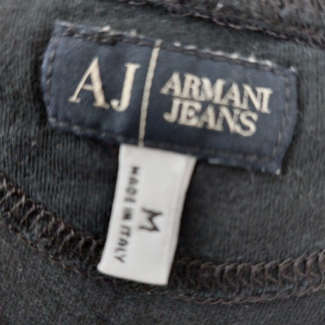 ARMANI アルマーニ 黒 カットソーの通販 by あやぷぅちゃん9236's shop｜アルマーニジーンズならラクマ JEANS - Armani Jeans 人気高品質
