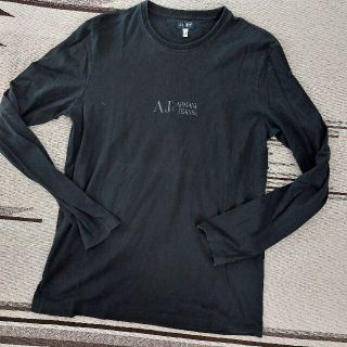 アルマーニジーンズ(ARMANI JEANS)のArmani Jeans　アルマーニ　黒　カットソー(Tシャツ/カットソー(七分/長袖))